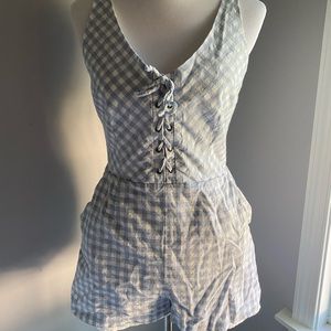 Summer romper with pockets.